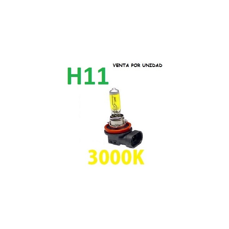 BOMBILLA HALOGENA H11 3000K