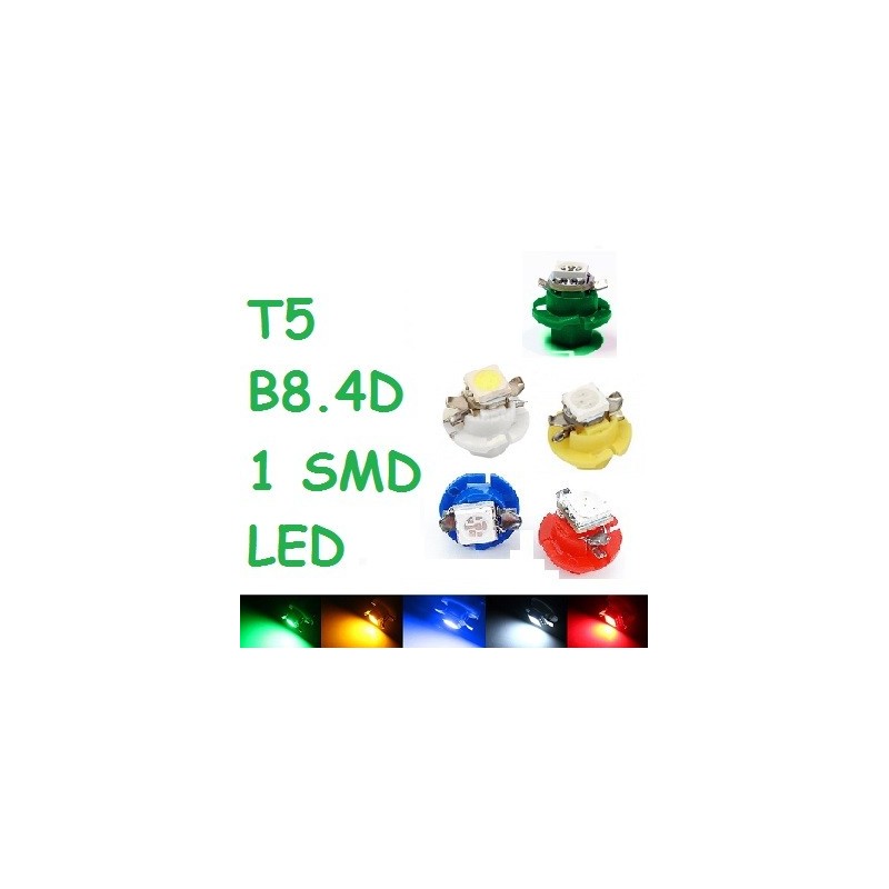 BOMBILLA T5 B8.4D 1 SMD LED 5050