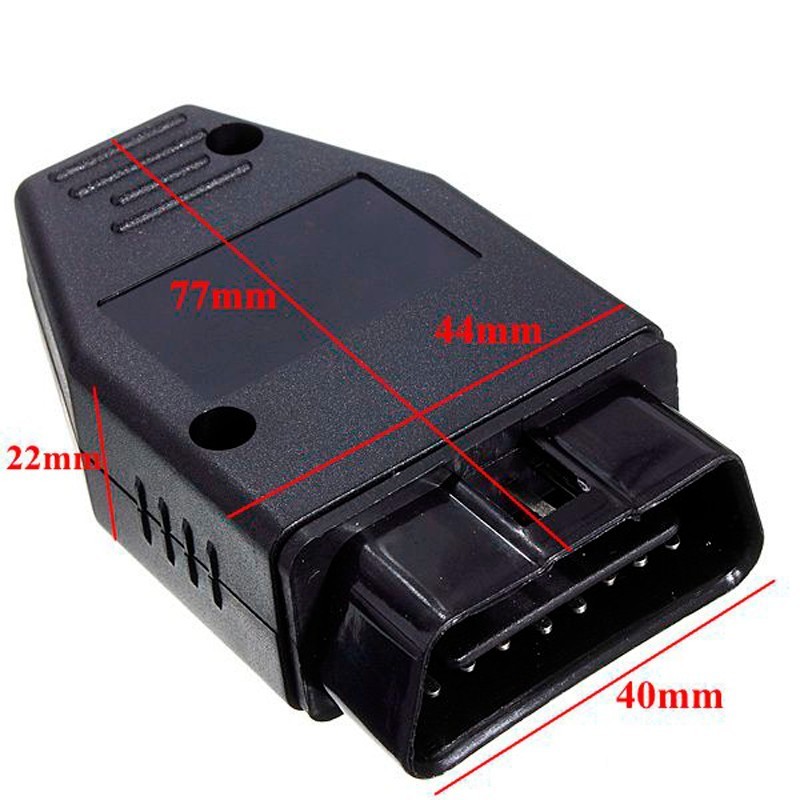 Conector Obd 16 Pin Macho Universal