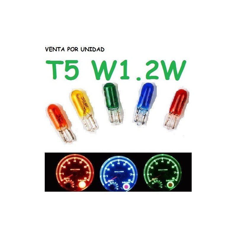 Lucas LLB286 T5 Wedge Bulb – 12v 1.2w W2x4.6d – Dash/Panel – 286 Type