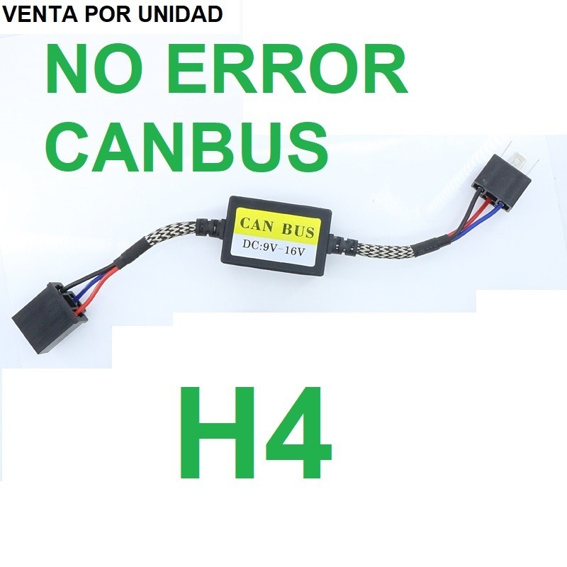 CANCELADOR CANBUS H4 9003 HB2 LED RESISTENCIA