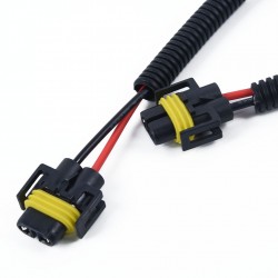 Cable Conector Macho Hembra Bombilla H8 H9 H11 Estandar