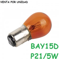 Bombilla P21/5W S25 BAY15d 1157 Luz de intermitentes Halógena